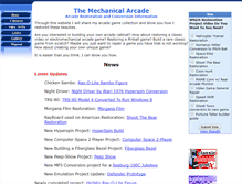Tablet Screenshot of mechanicalarcade.com